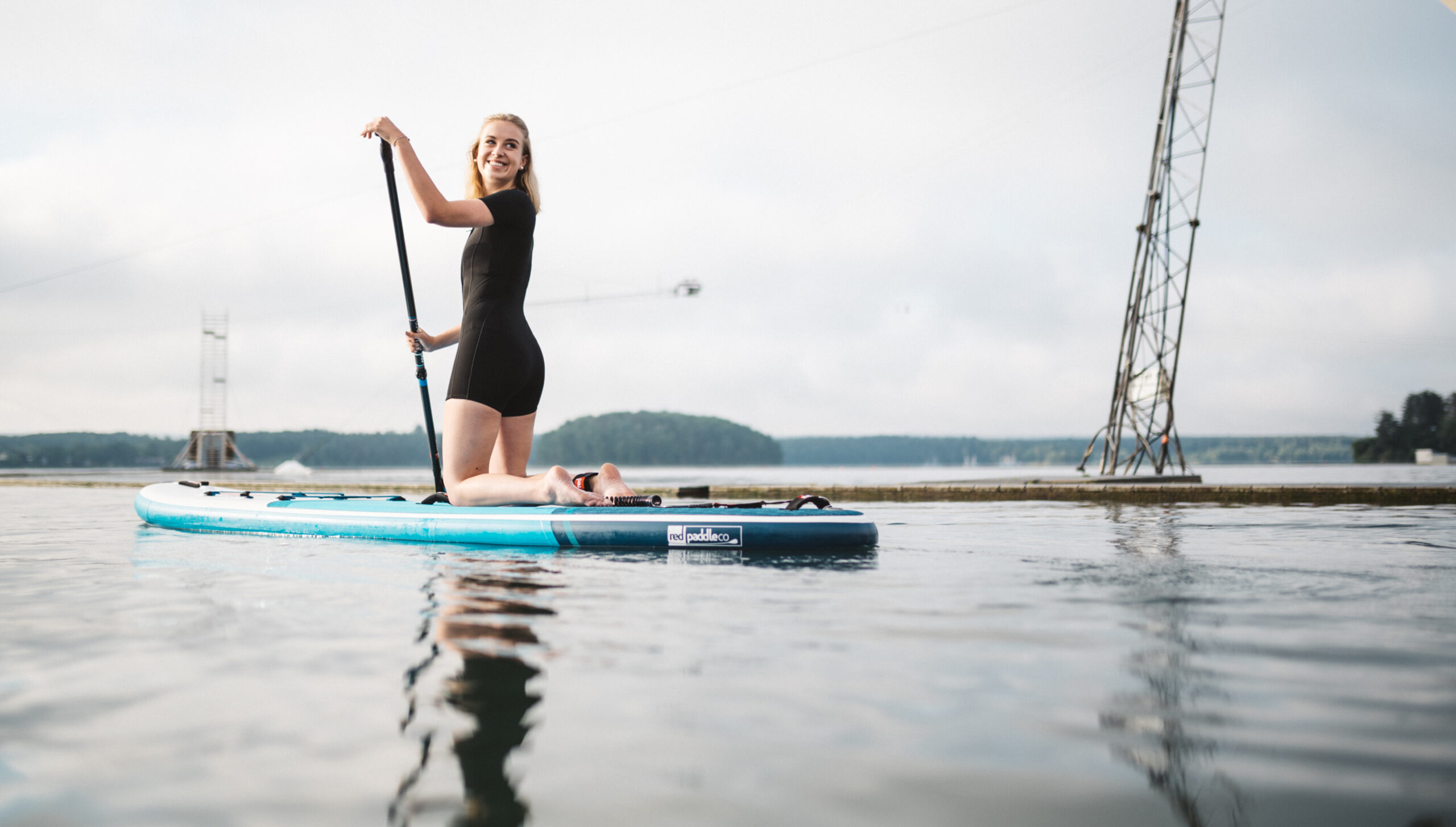 Mit dem SUP über den Steinberger See paddeln WildWakePark